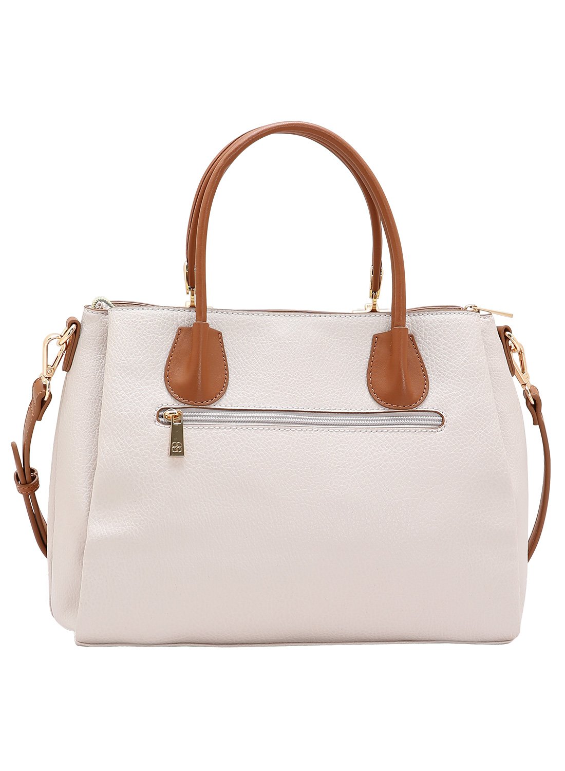 Bolsa Chenson Feminina Atemporal - Nude - Alca Dupla Bege 3