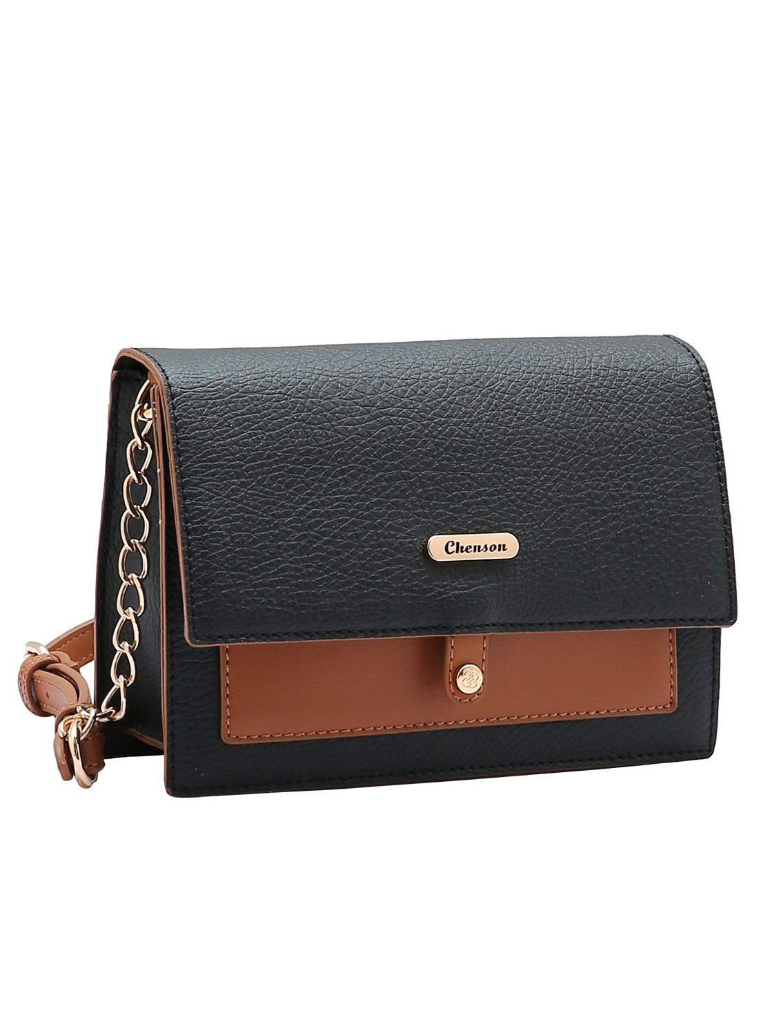 Bolsa Chenson Feminina Preta - Original - Transversal Atemporal