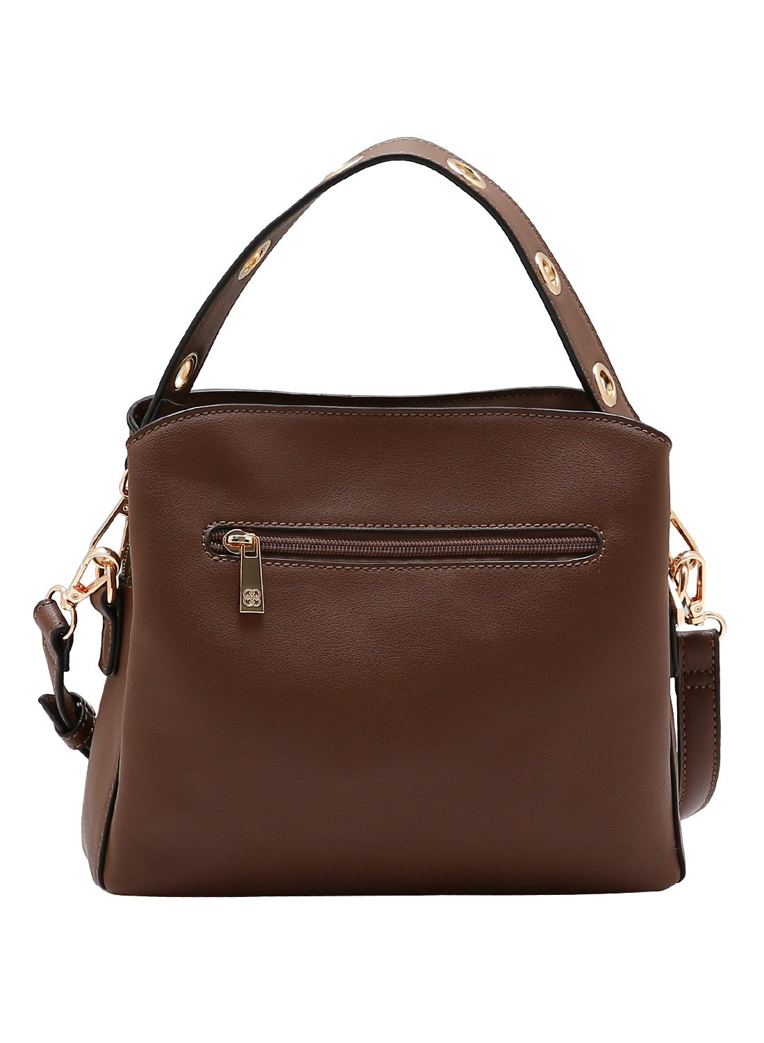 Bolsa Feminina Alca dupla Chenson Classico Chic - Cafe - Original Marrom 4