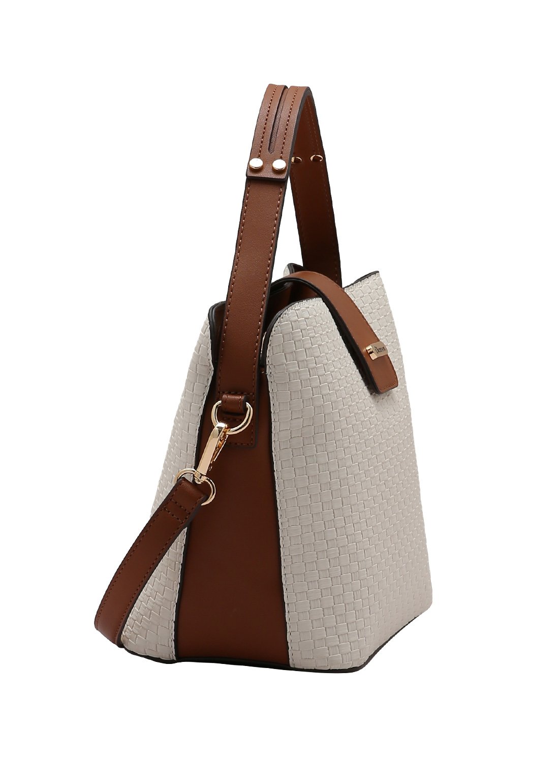 Bolsa Duo Colors - Bege - Alca de Mao - Chenson Original Bege 2