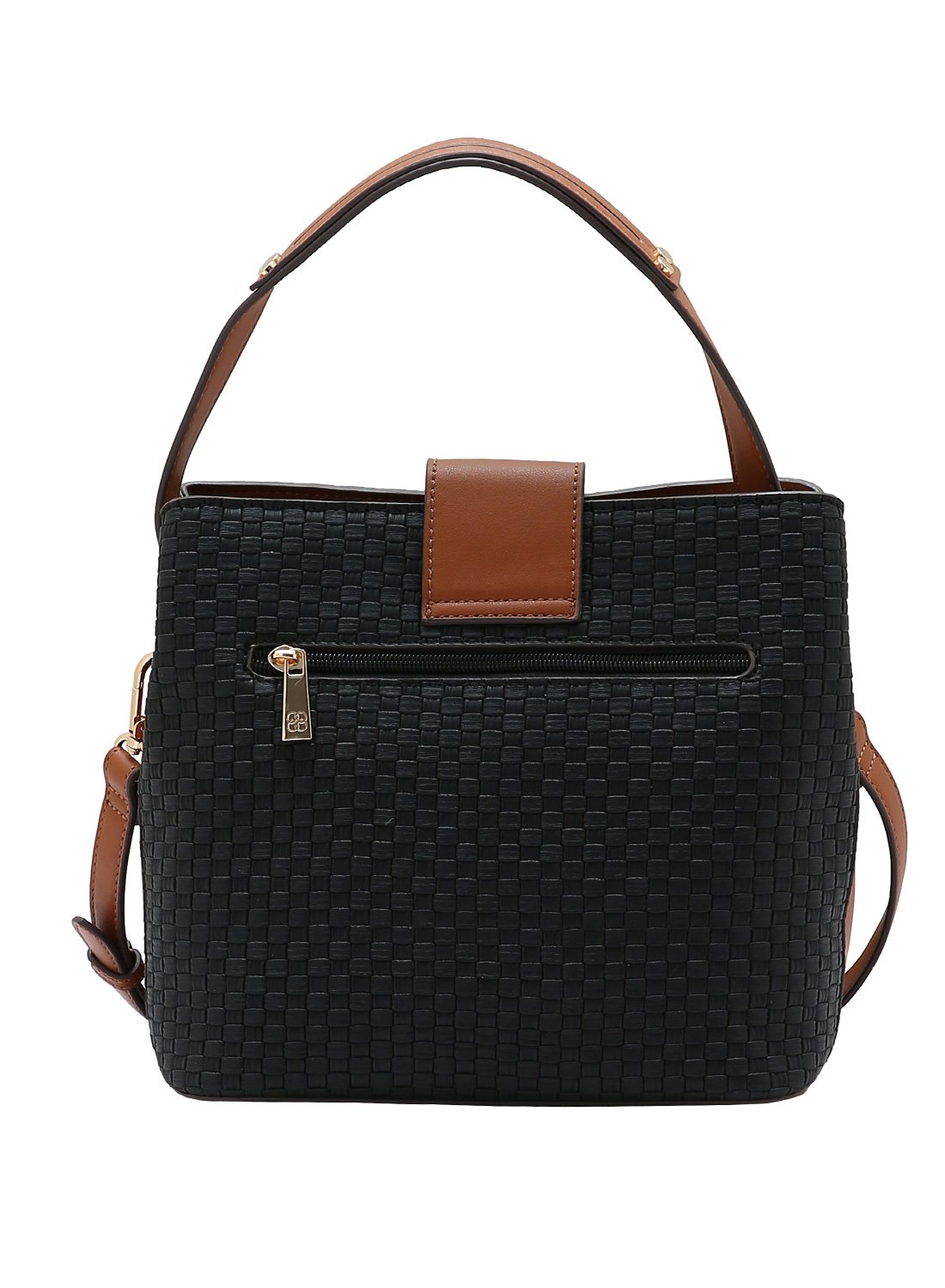 Bolsa Chenson Alca de Mao Original Duo Colors Preta Preto 4