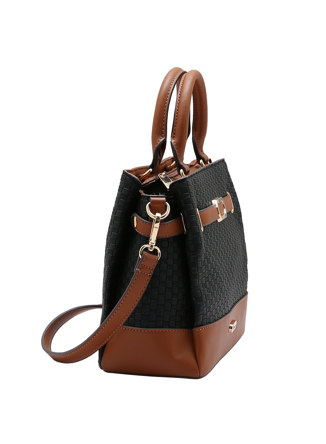 Bolsa Feminina Preta Duo Colors Alca Dupla Chenson Preto 2