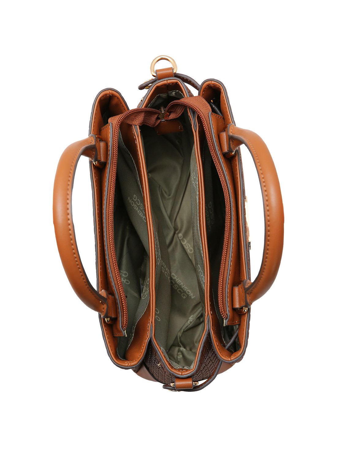 Bolsa Feminina Preta Duo Colors Alca Dupla Chenson Preto 3