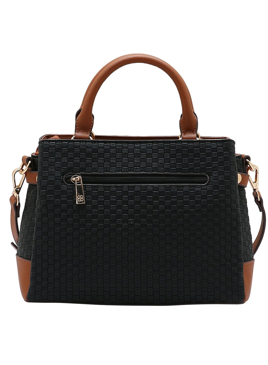 Bolsa Feminina Preta Duo Colors Alca Dupla Chenson Preto 4