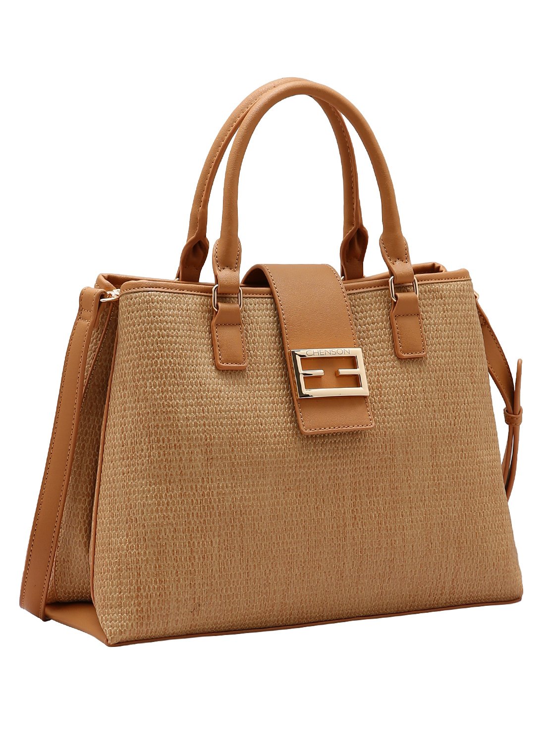 Chenson Elegance Bolsa Bege com Alca de Mao