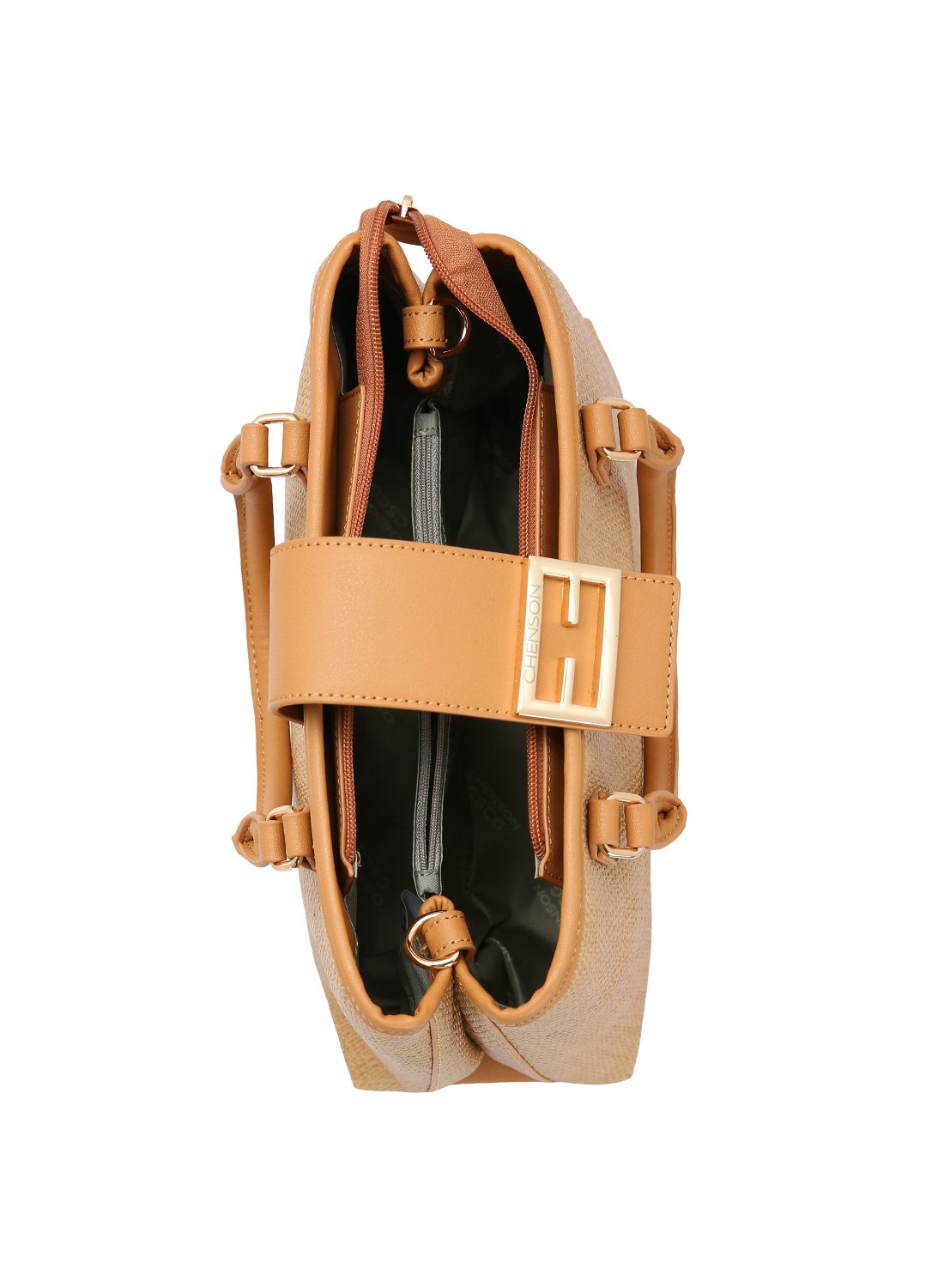 Chenson Elegance Bolsa Bege com Alca de Mao Bege 3