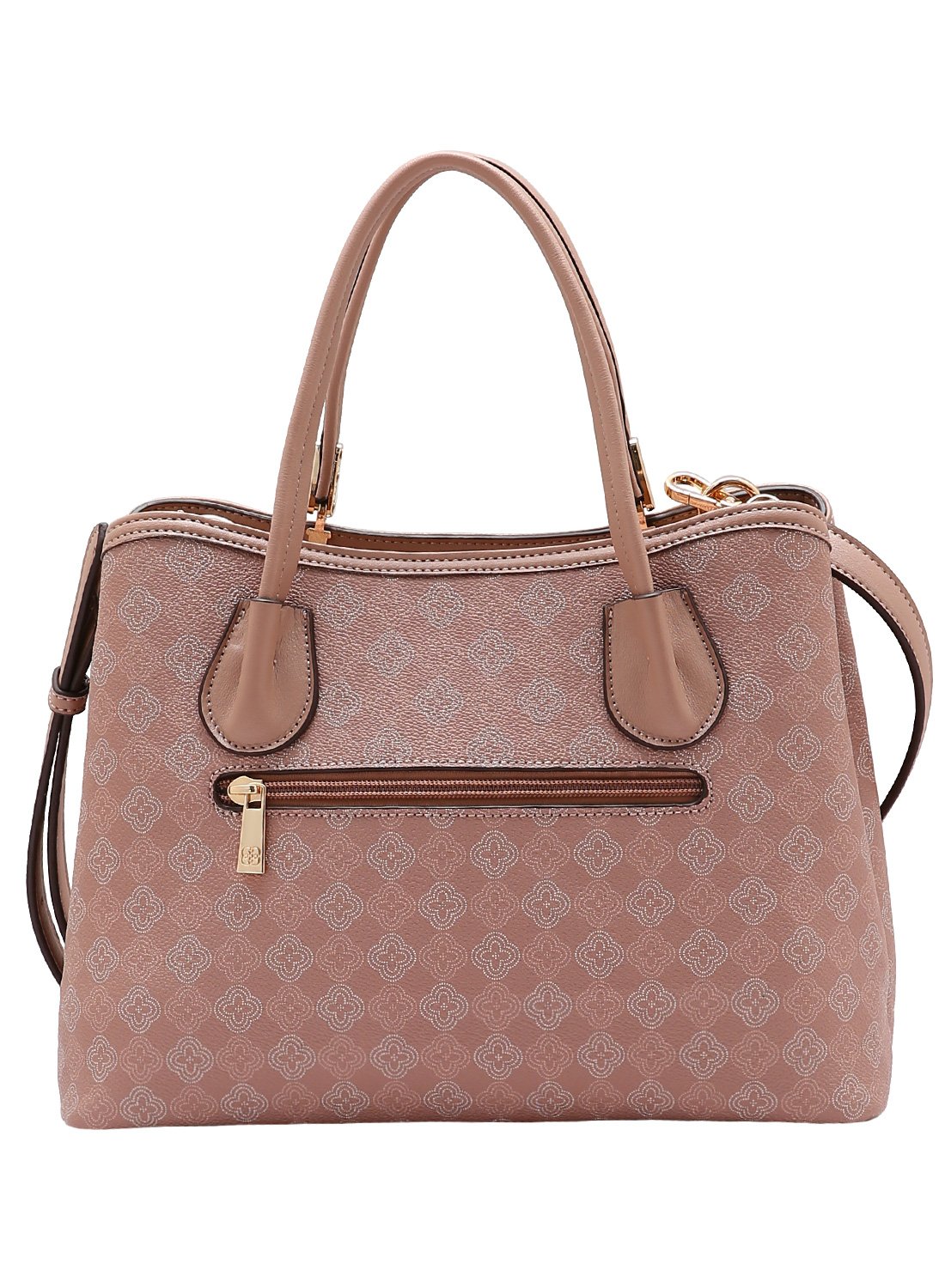 Bolsa de Mao Rose Chenson Elemento Grafico Casual Moderna Rosa 4