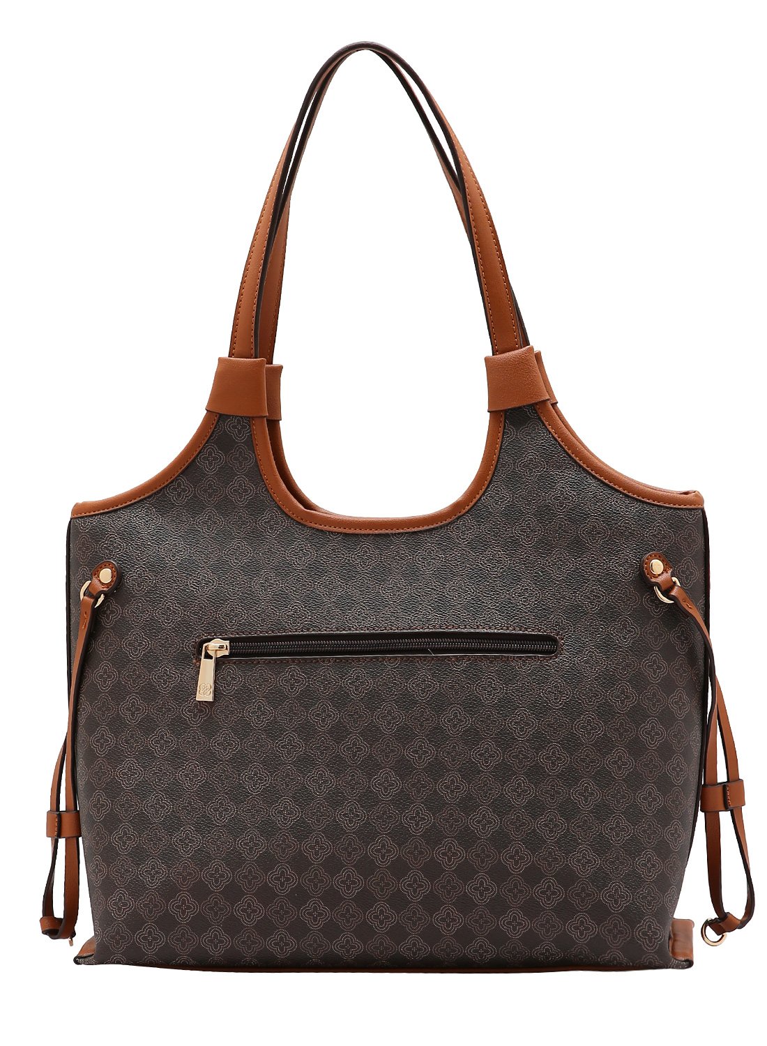 Bolsa Chenson Cafe Elemento Grafico Casual - Alca de Ombro  Marrom 4