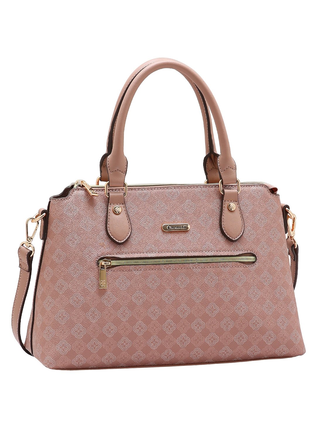 Bolsa Chenson Rose - Elemento Grafico Casual com Alca de Mao