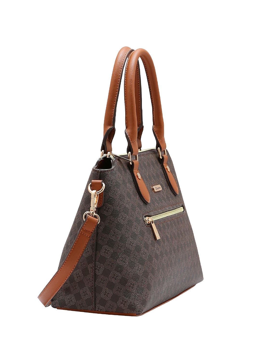 Bolsa Cafe Chenson Elemento Grafico Casual Original Marrom 2