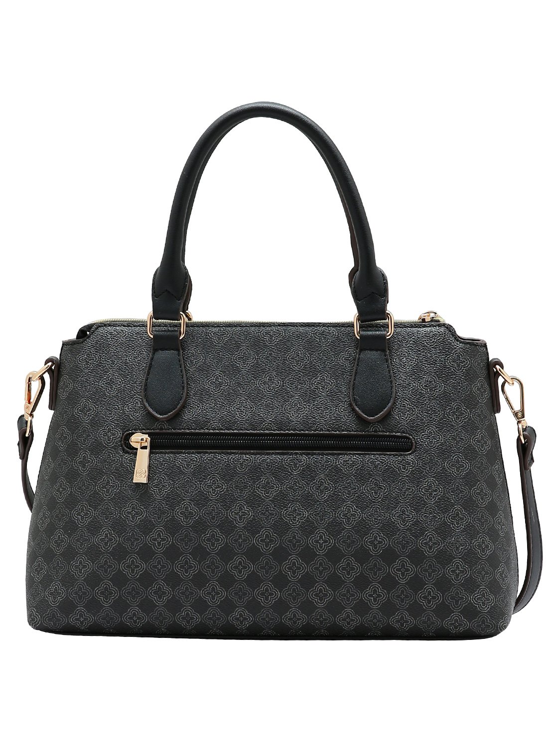 Bolsa Alca de Mao Elemento Grafico Casual - Preto - Chenson Preto 4