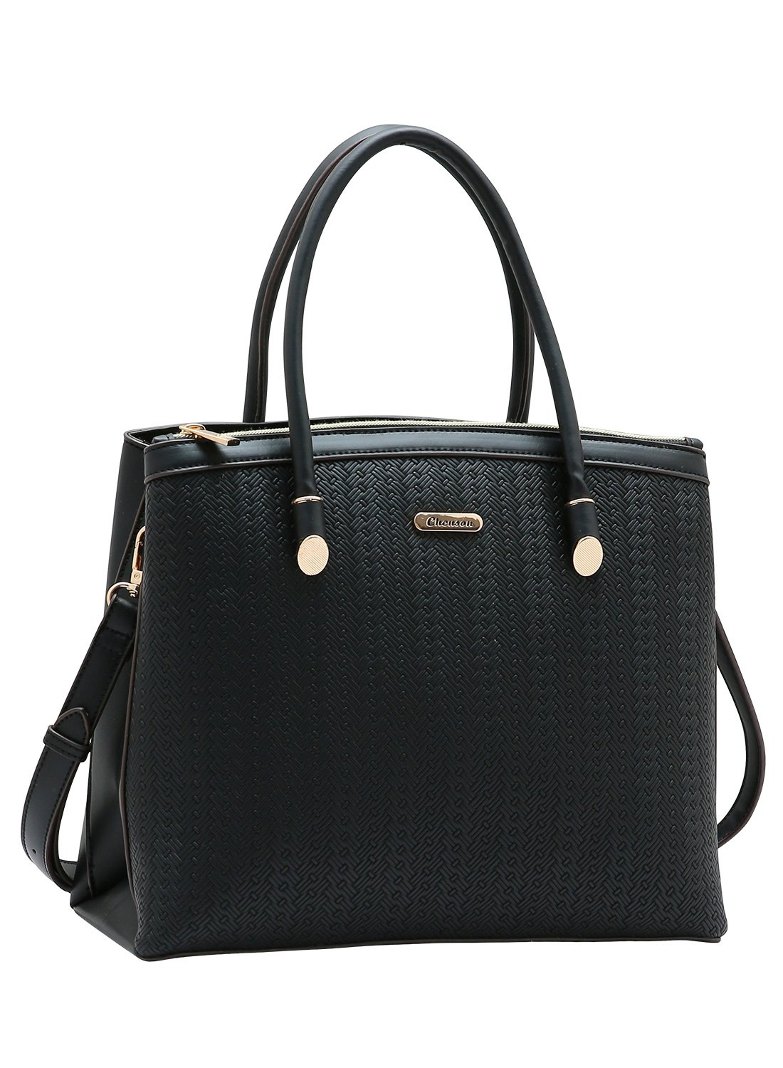 Mini Tramas Preta - Bolsa Chenson com Alca de Mao Preto 4