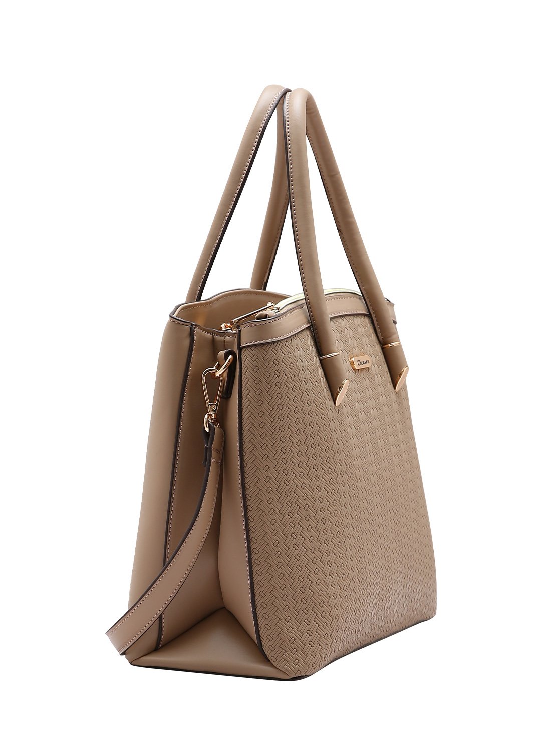 Bolsa Feminina Mini Tramas Marrom - Chenson Original Marrom 2