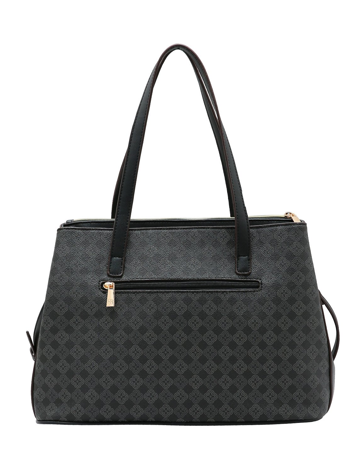 Bolsa Chenson Ombro Casual Preta Elemento Grafico Preto 5