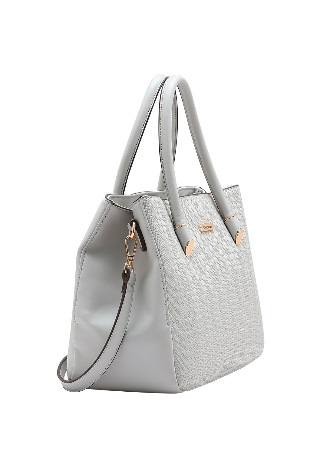 Bolsa Mini Tramas Alca de Mao - Cinza - Chenson Cinza 3