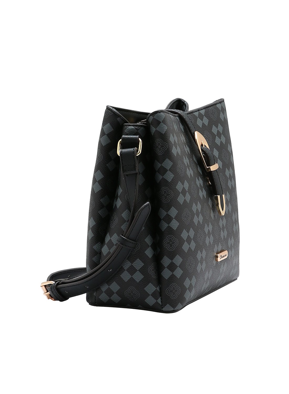 Bolsa Chenson Preta - New Elemento Grafico Transversal Preto 3