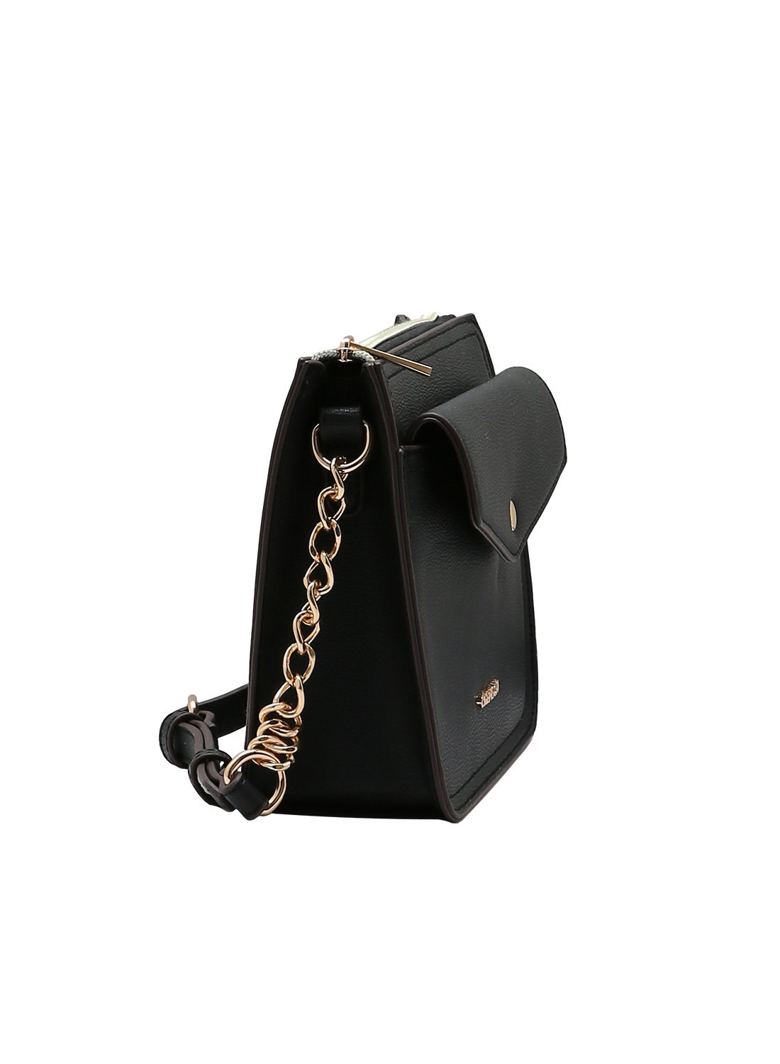 Bolsa Transversal Chenson Original Preta Compacta Preto 2