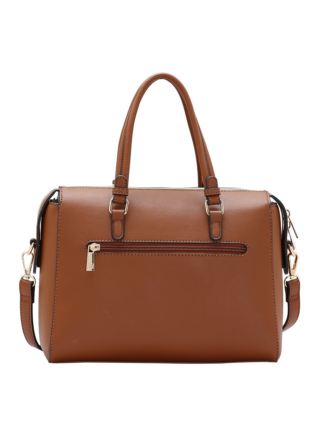 Bolsa Chenson Alca de Mao Caramelo Textura Chic Marrom 5