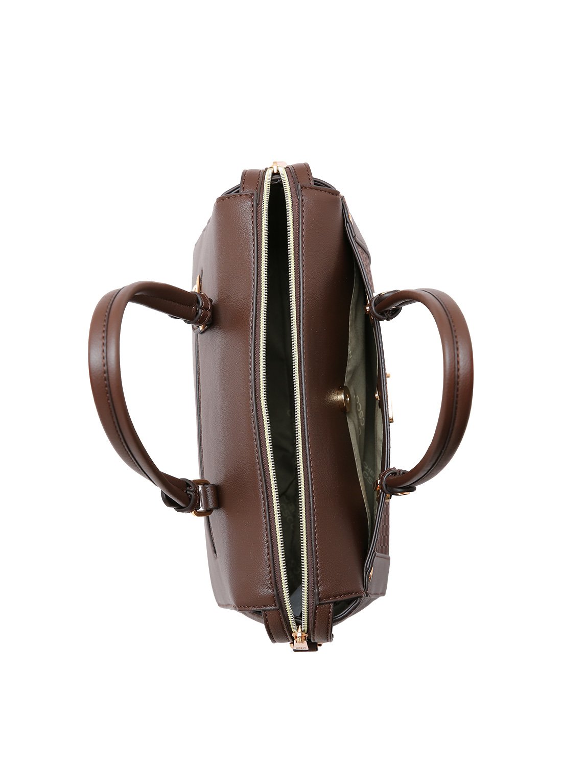 Bolsa Textura Chic Chenson Bege de Mao Bege 4