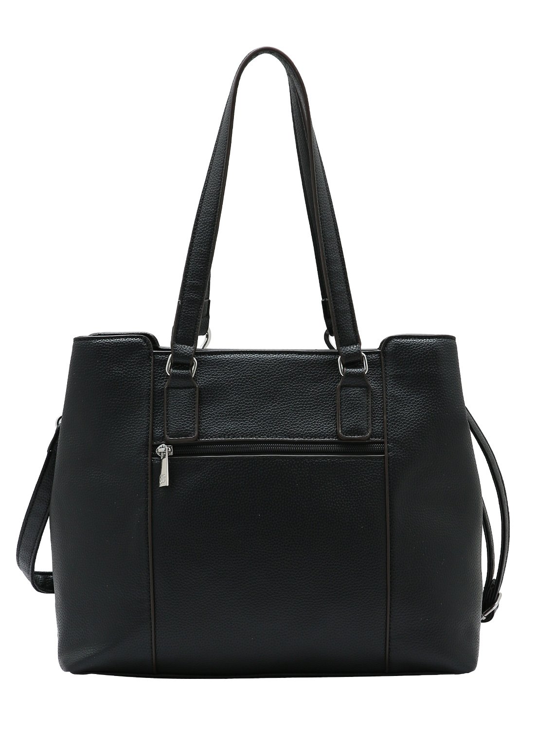 Bolsa Chenson Alca de Ombro Preta - Textura Delicada Preto 4