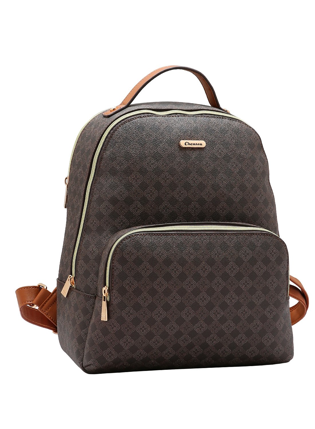 Mochila Elemento Grafico Casual Chenson Cafe 