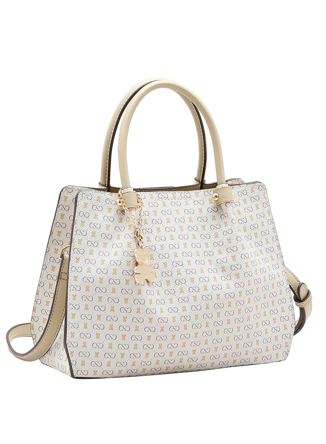 Bolsa Chenson Original Monograma Baby Urso Nude