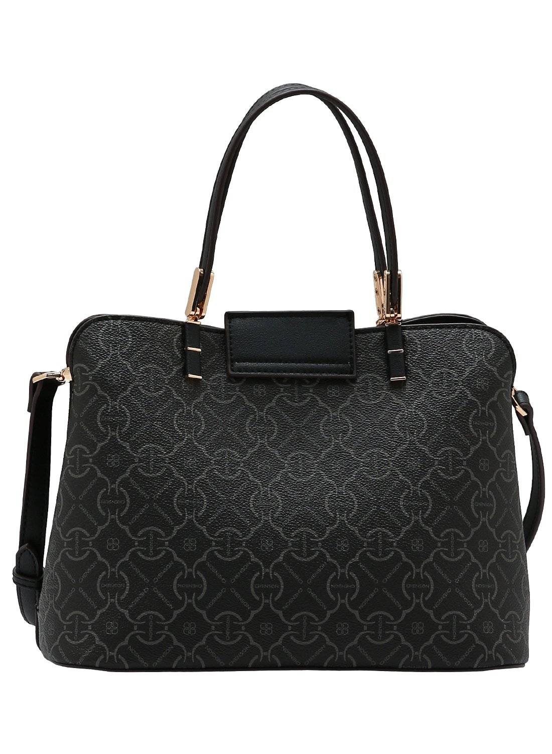 Bolsa Feminina Preta Chenson Classic Cristal Original Preto 6