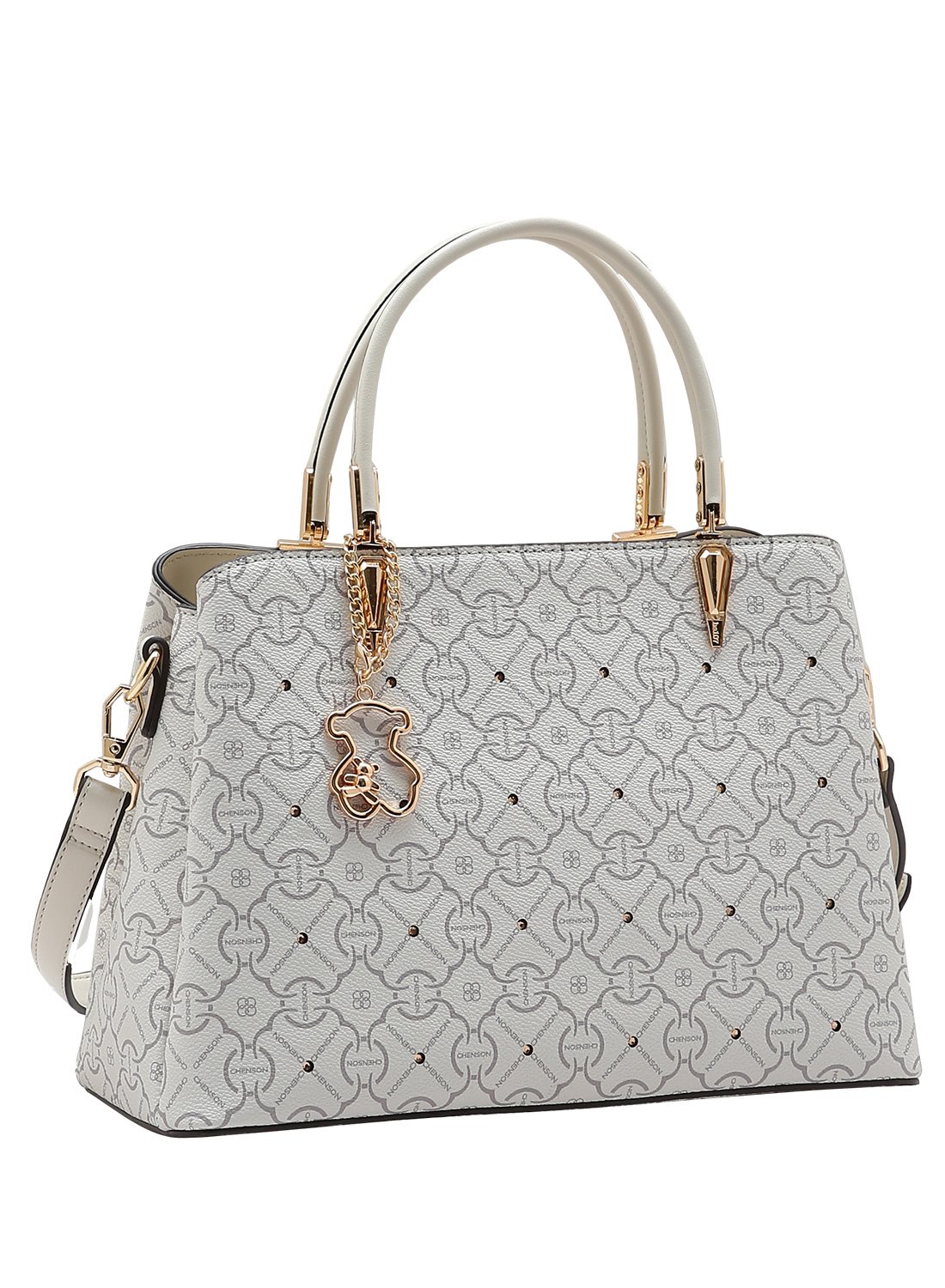 Bolsa Feminina Chenson Classic Cristal Bege