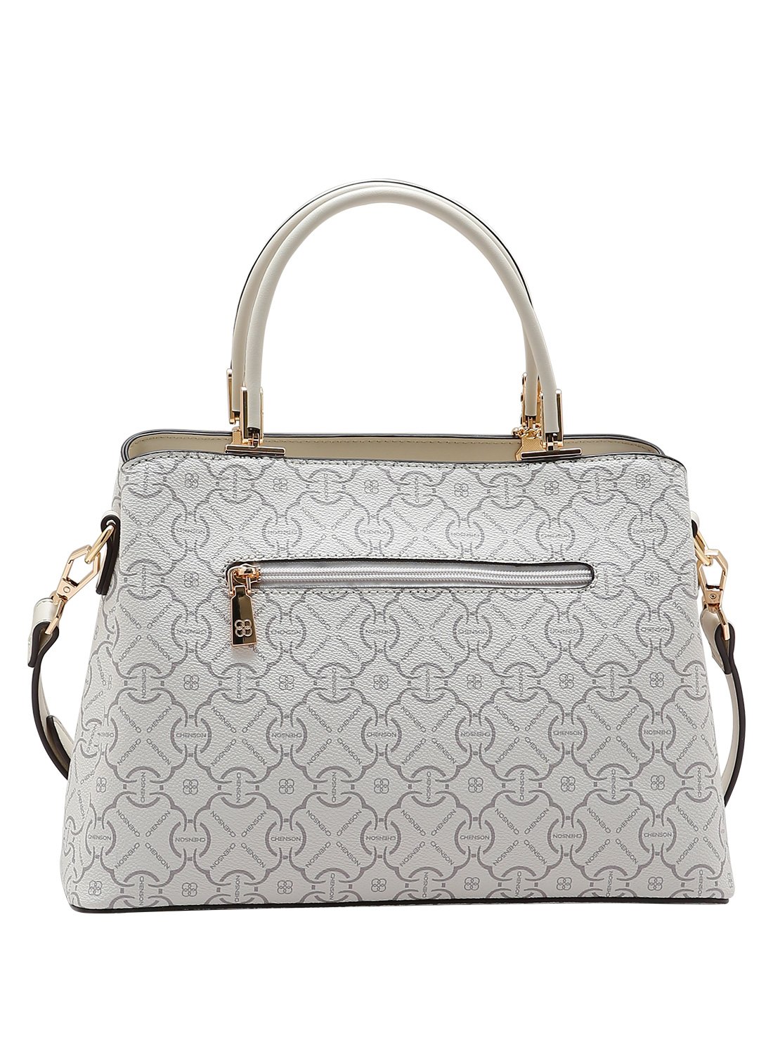 Bolsa Feminina Chenson Classic Cristal Bege Bege 6