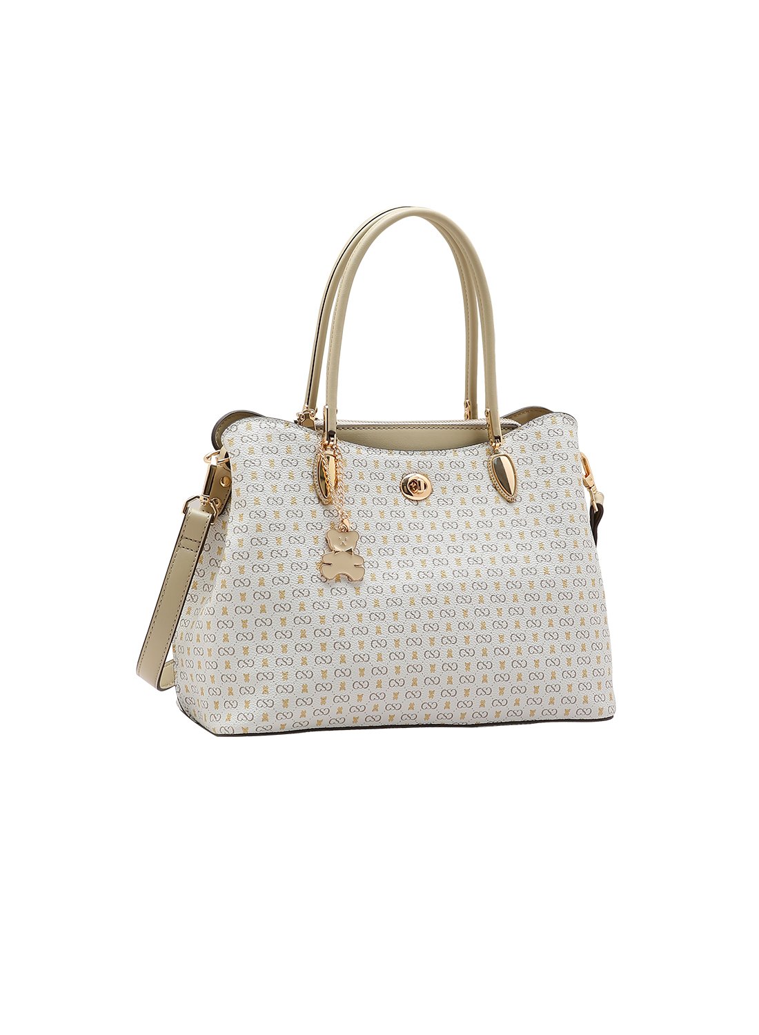 Bolsa Chenson Original Nude - Monograma Baby Urso Alca de Mao