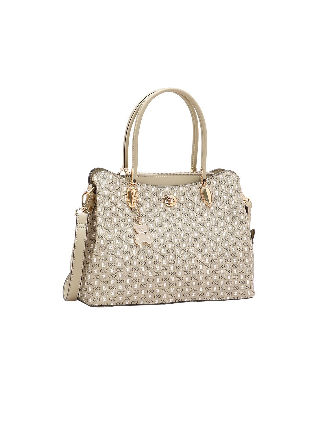 Bolsa Chenson Feminina Natural - Monograma Baby Urso Alca de Mao