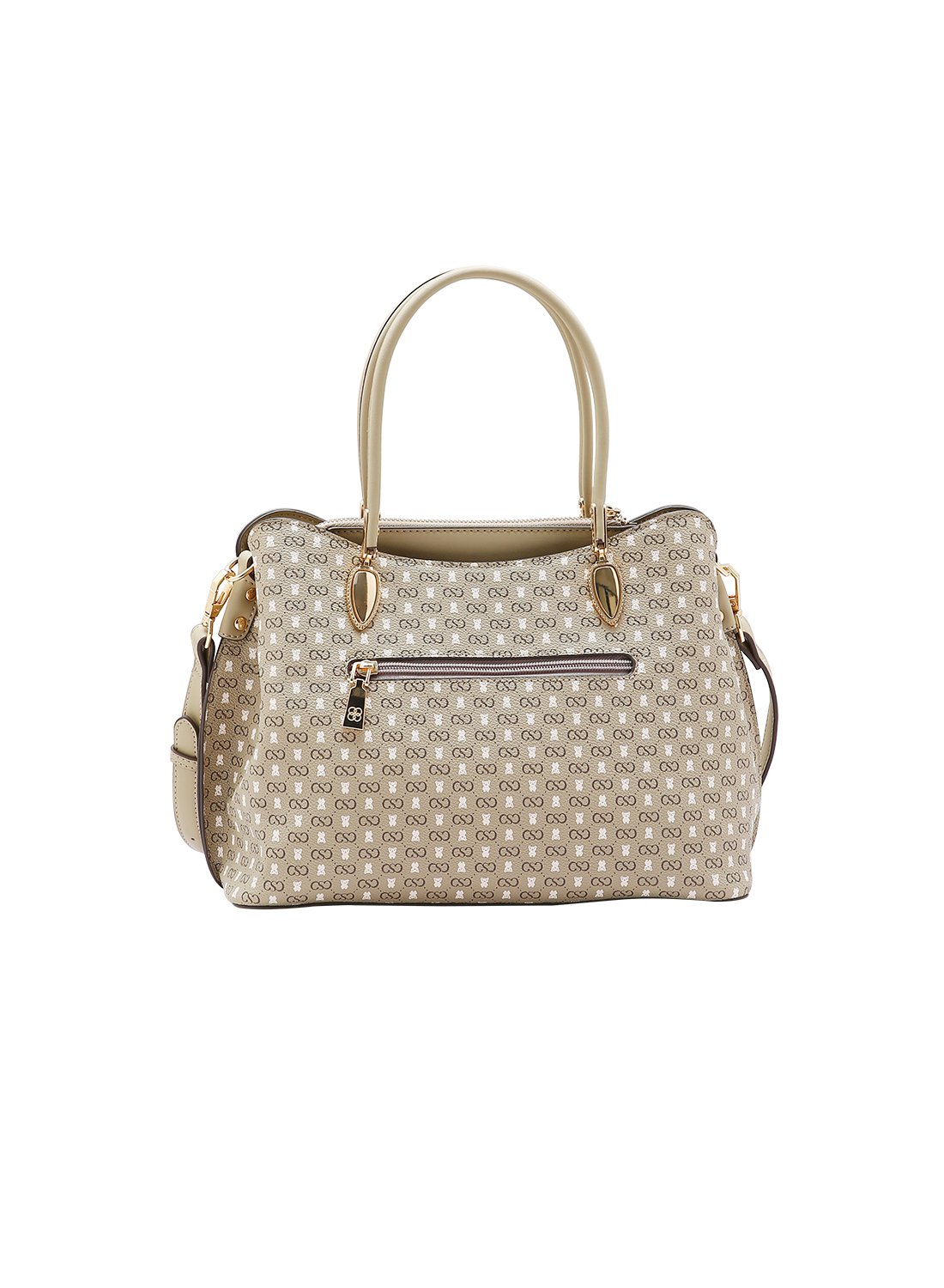 Bolsa Chenson Feminina Natural - Monograma Baby Urso Alca de Mao Bege 5