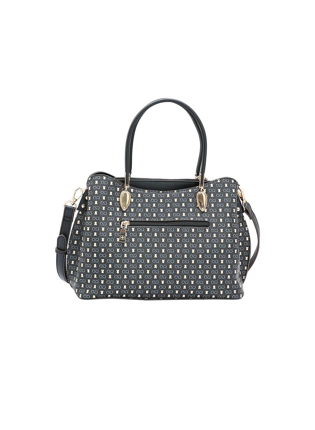 Bolsa Chenson Monograma Baby Urso Preta - Feminina Original Alca de Mao Preto 2