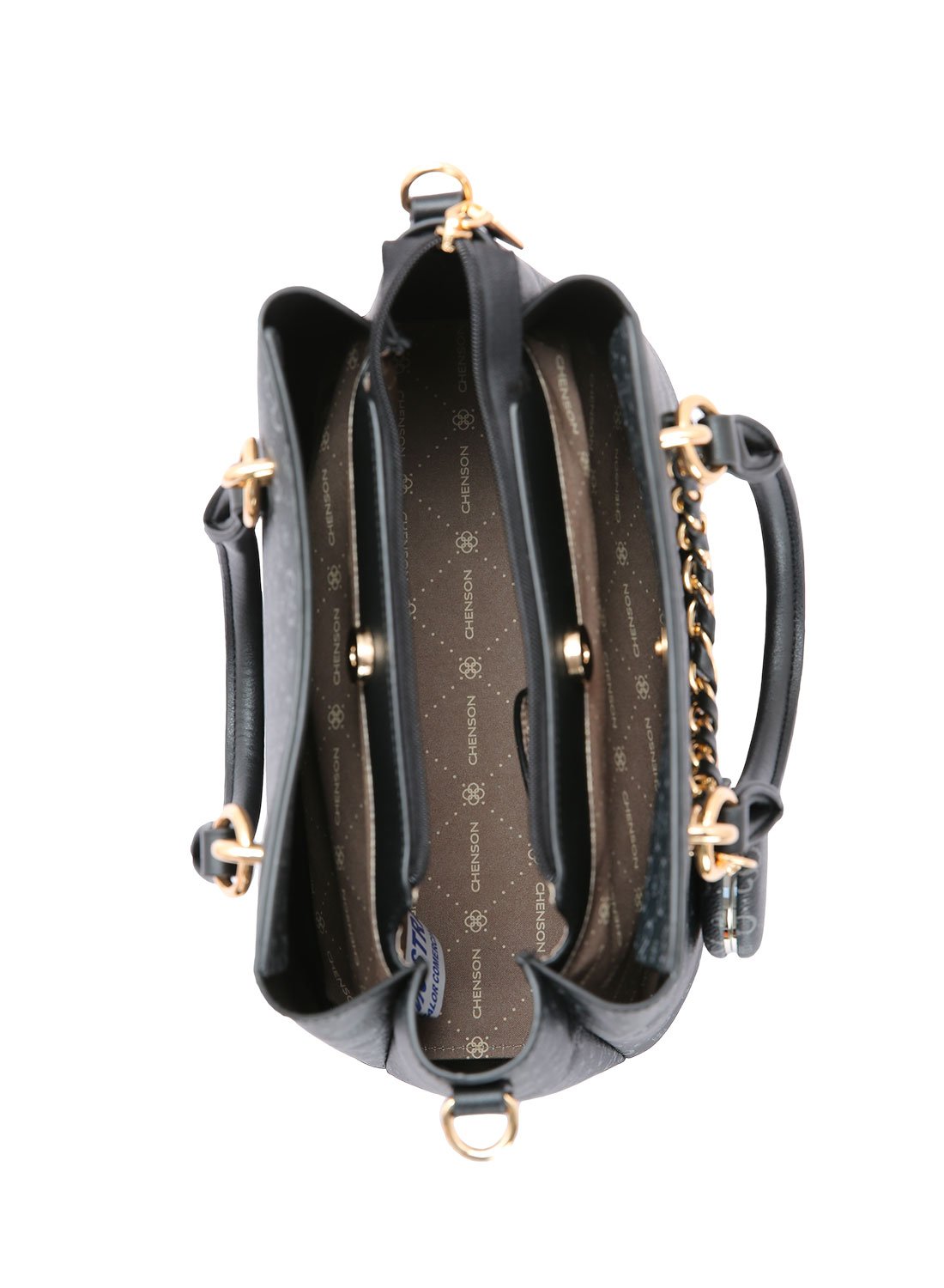 Bolsa Chenson Original Feminina Cafe - Monograma Elegance Alca de Mao Marrom 4