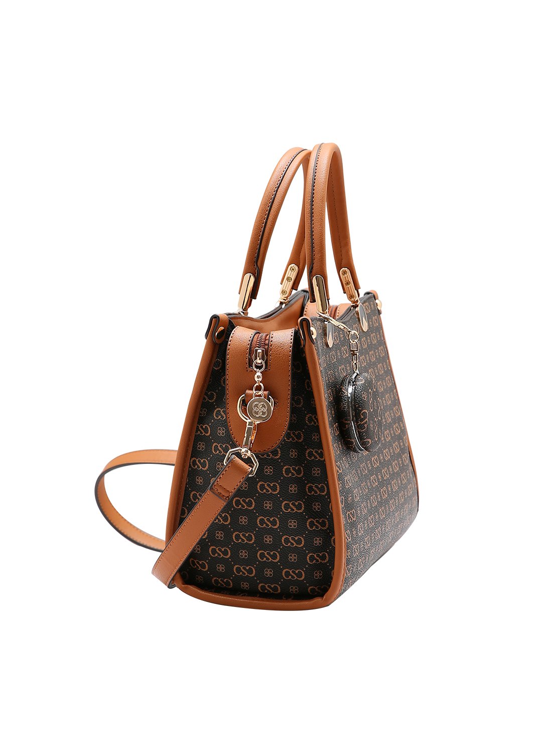 Bolsa Chenson Feminina Cafe Monograma Elegance Marrom 2