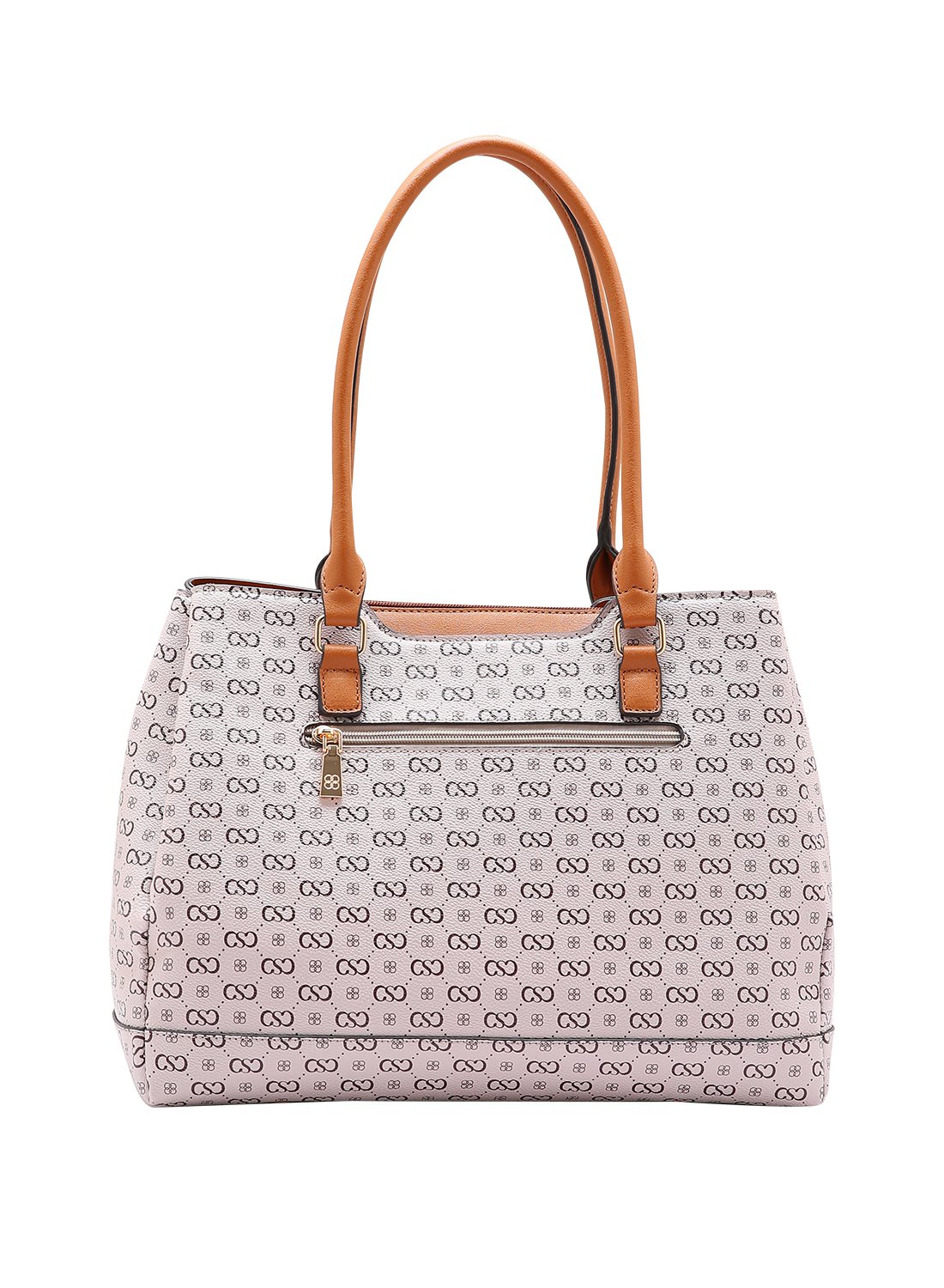 Bolsa Feminina Chenson Monograma Elegance Bege Alca de Ombro Bege 6