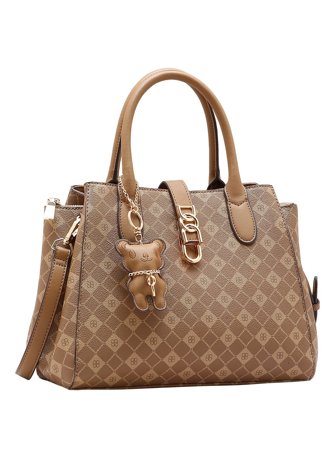 Bolsa Feminina Natural - Original Chenson Monograma Elemento Grafico - Alca Mao