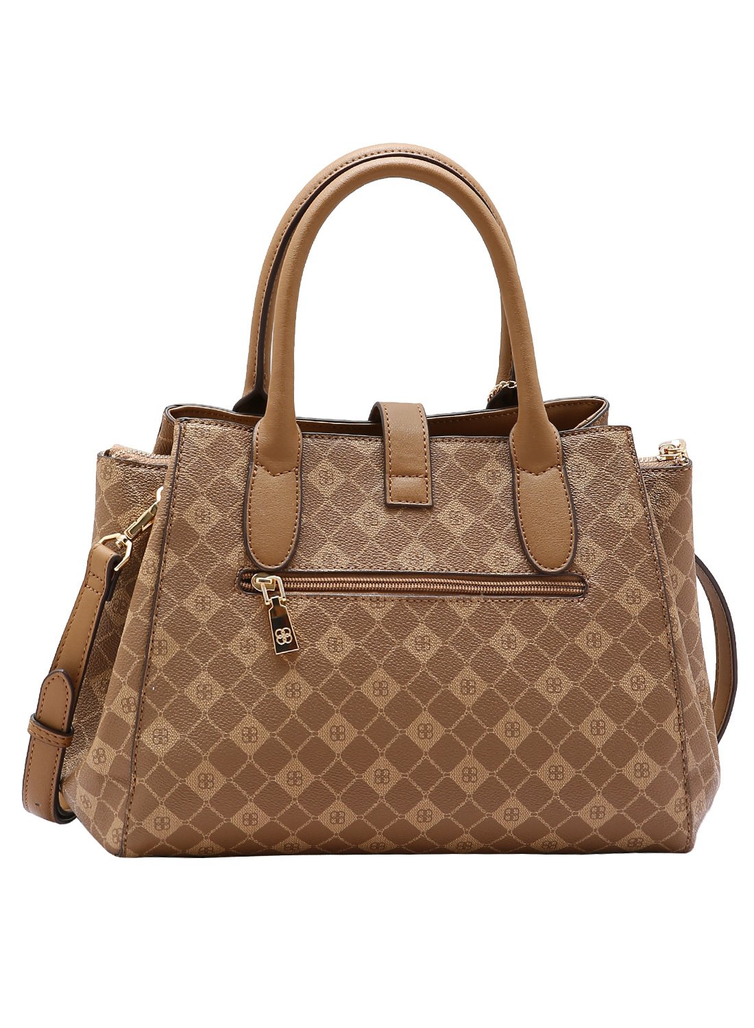 Bolsa Feminina Natural - Original Chenson Monograma Elemento Grafico - Alca Mao Bege 5