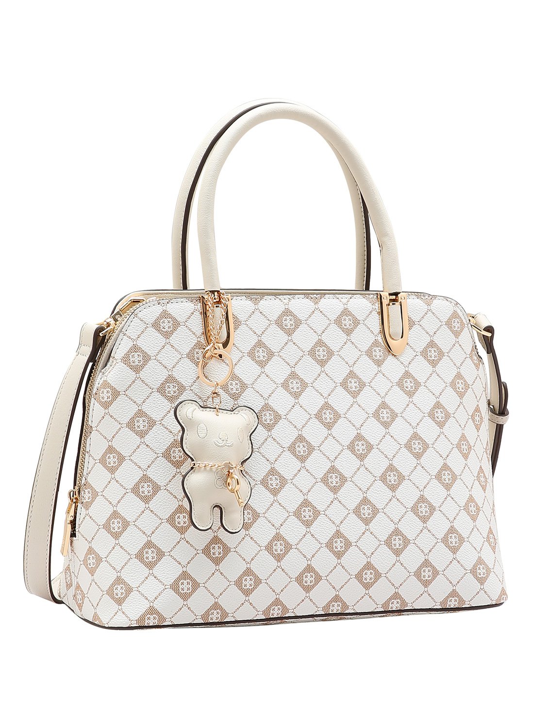 Bolsa Off White Original Chenson Monograma Elemento Grafico