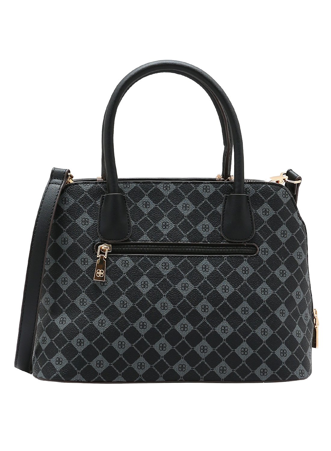 Bolsa Preta Monograma Elemento Grafico Chenson Original Alca de Mao Preto 4