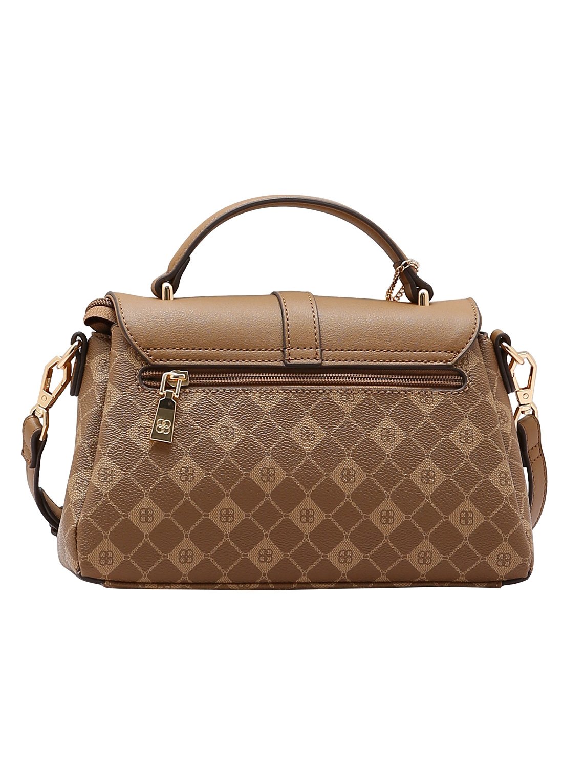 Bolsa Chenson Natural Monograma Elemento Grafico - Alca Transversal Bege 6