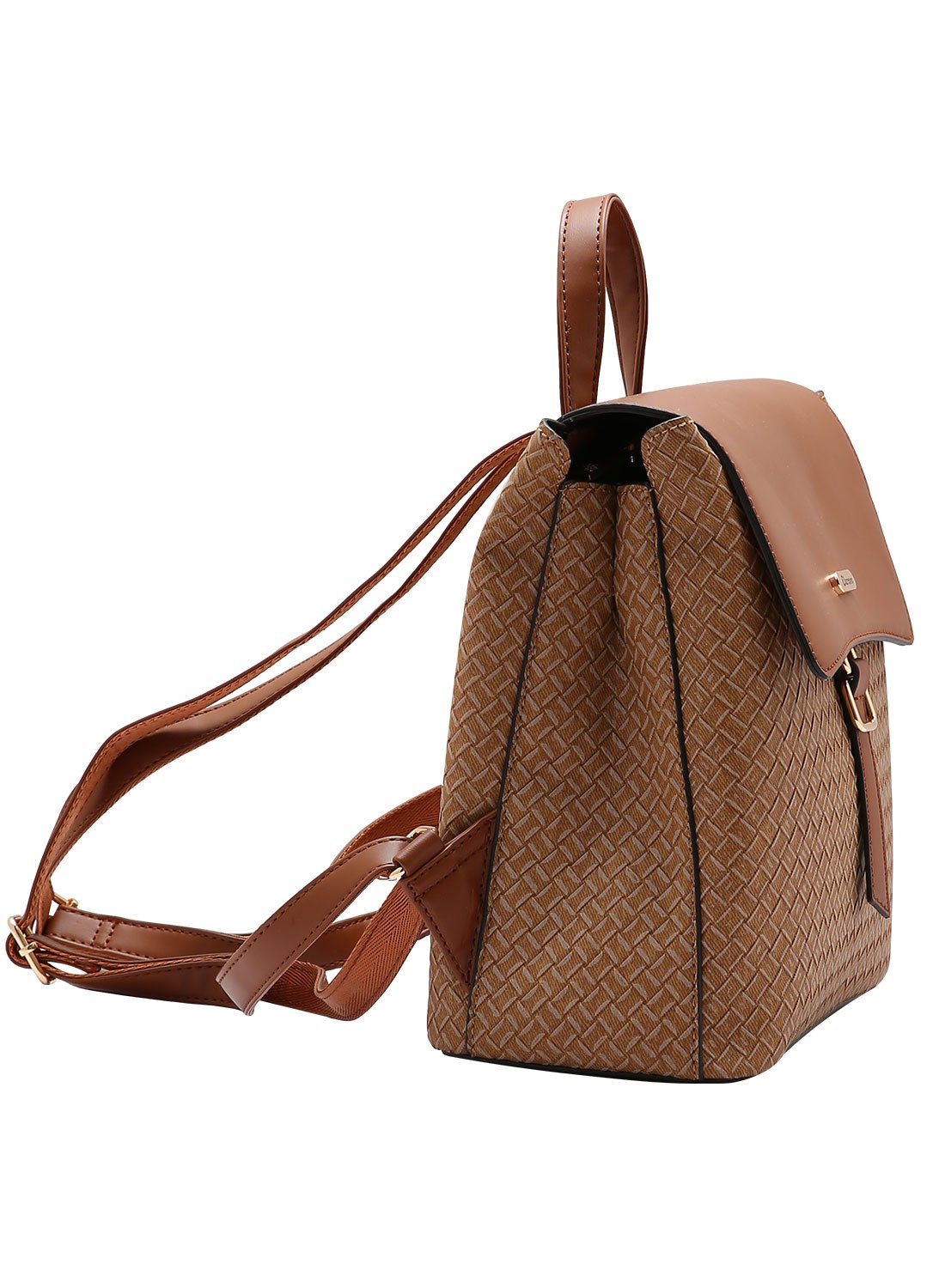 Mochila Original Chenson Cafe Contrastes Conforto e Estilo Marrom 3