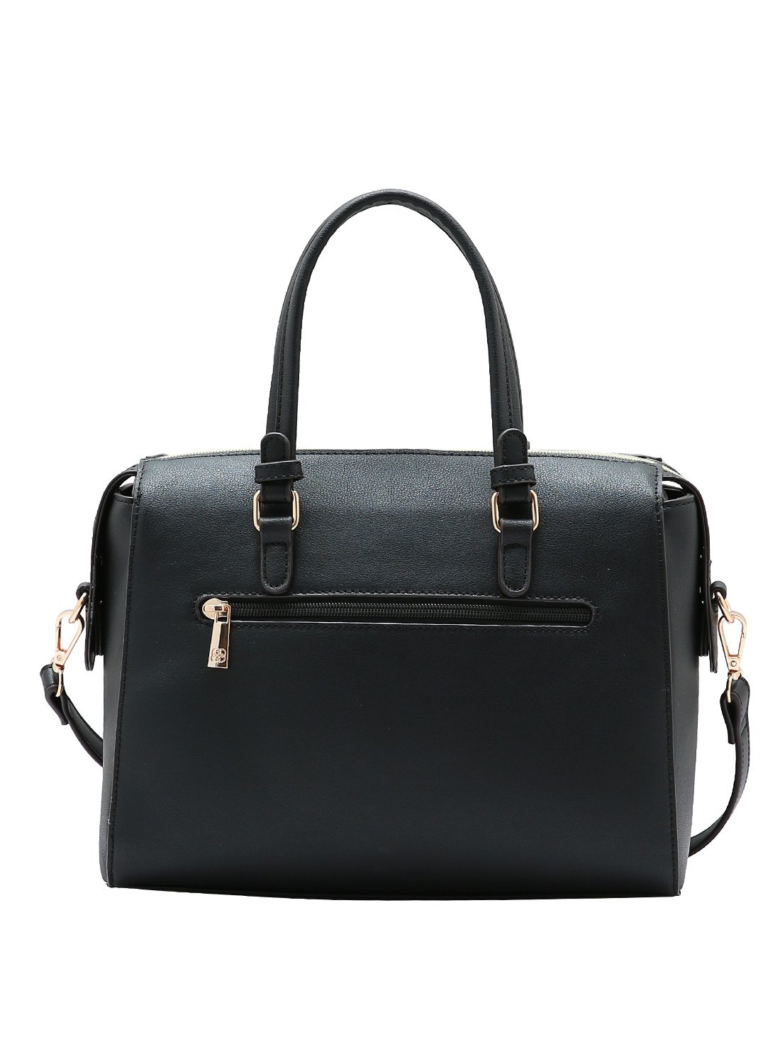Bolsa Chenson Preta Textura Chic Estilo Classico Original Preto 3