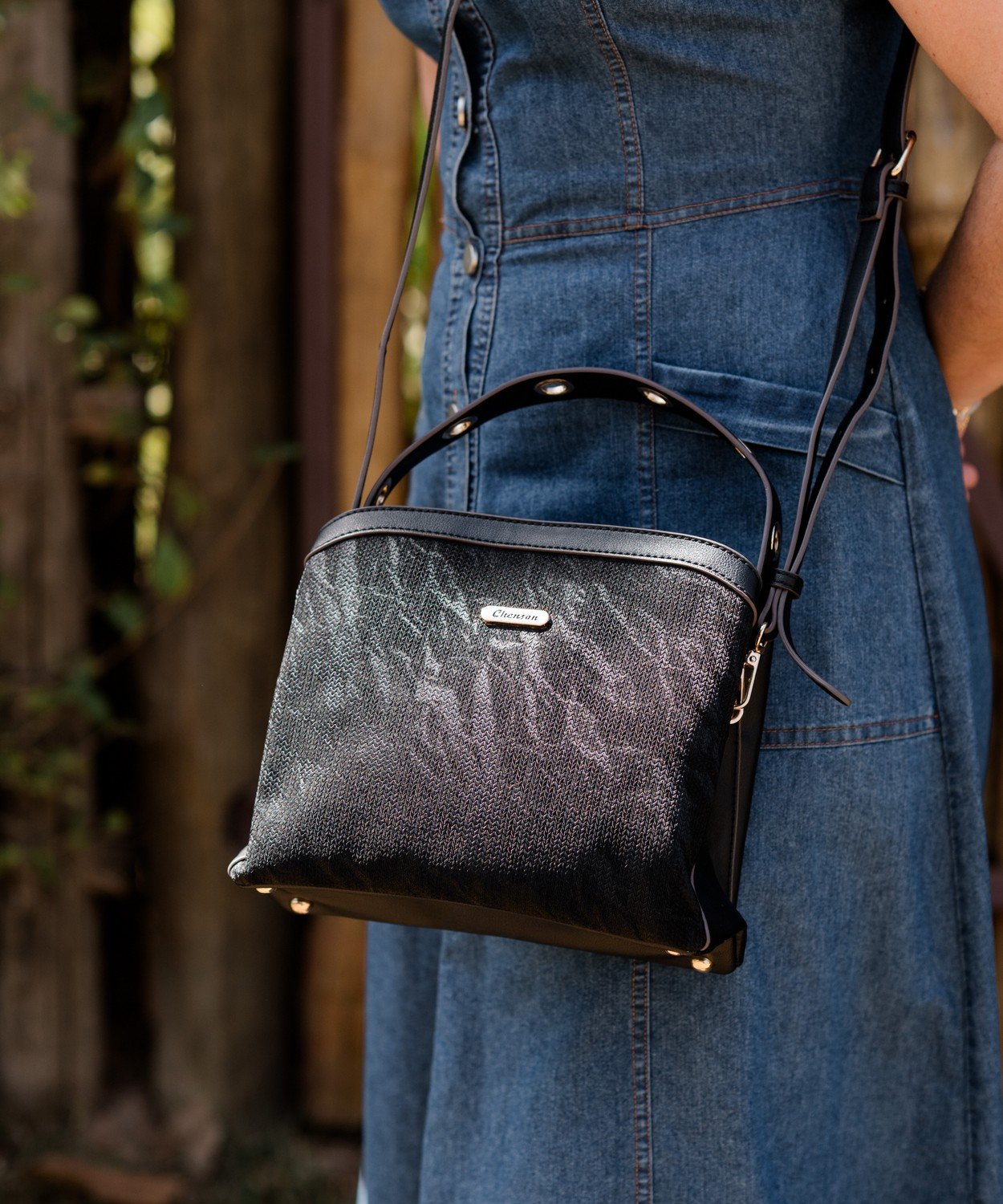 Bolsa Rose Chenson Original Classico Chic Design Atemporal Rosa 3