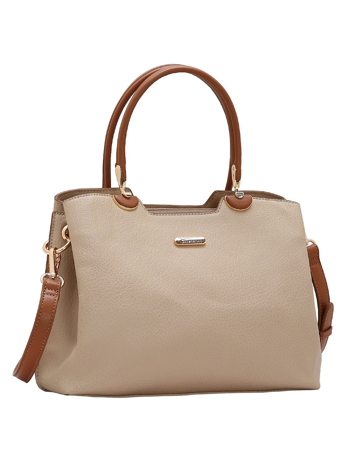 Bolsa Chenson Feminina Bege Atemporal Original Alca de Mao