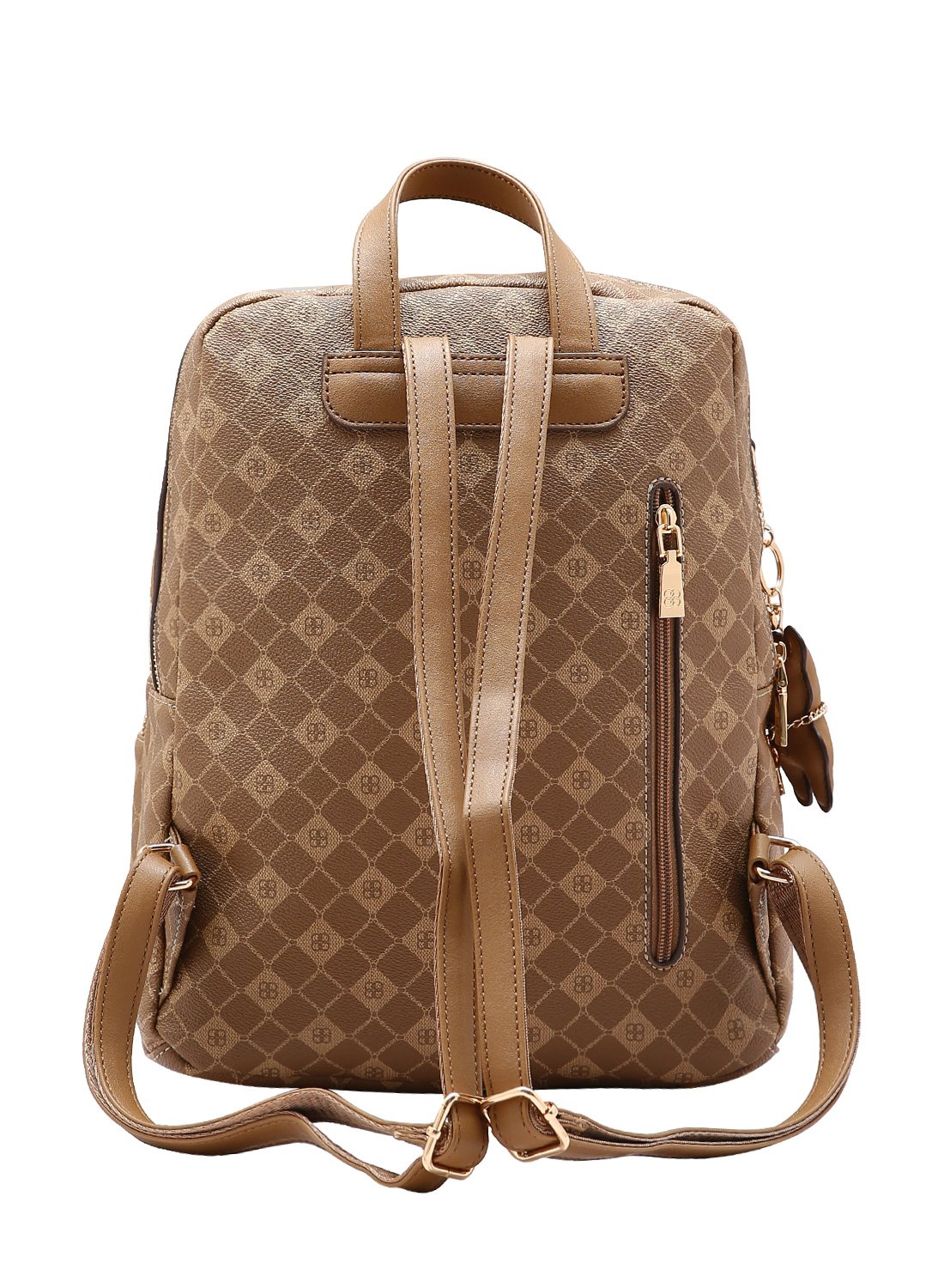 Mochila Natural Chenson Original Estilo Elemento Grafico Bege 7