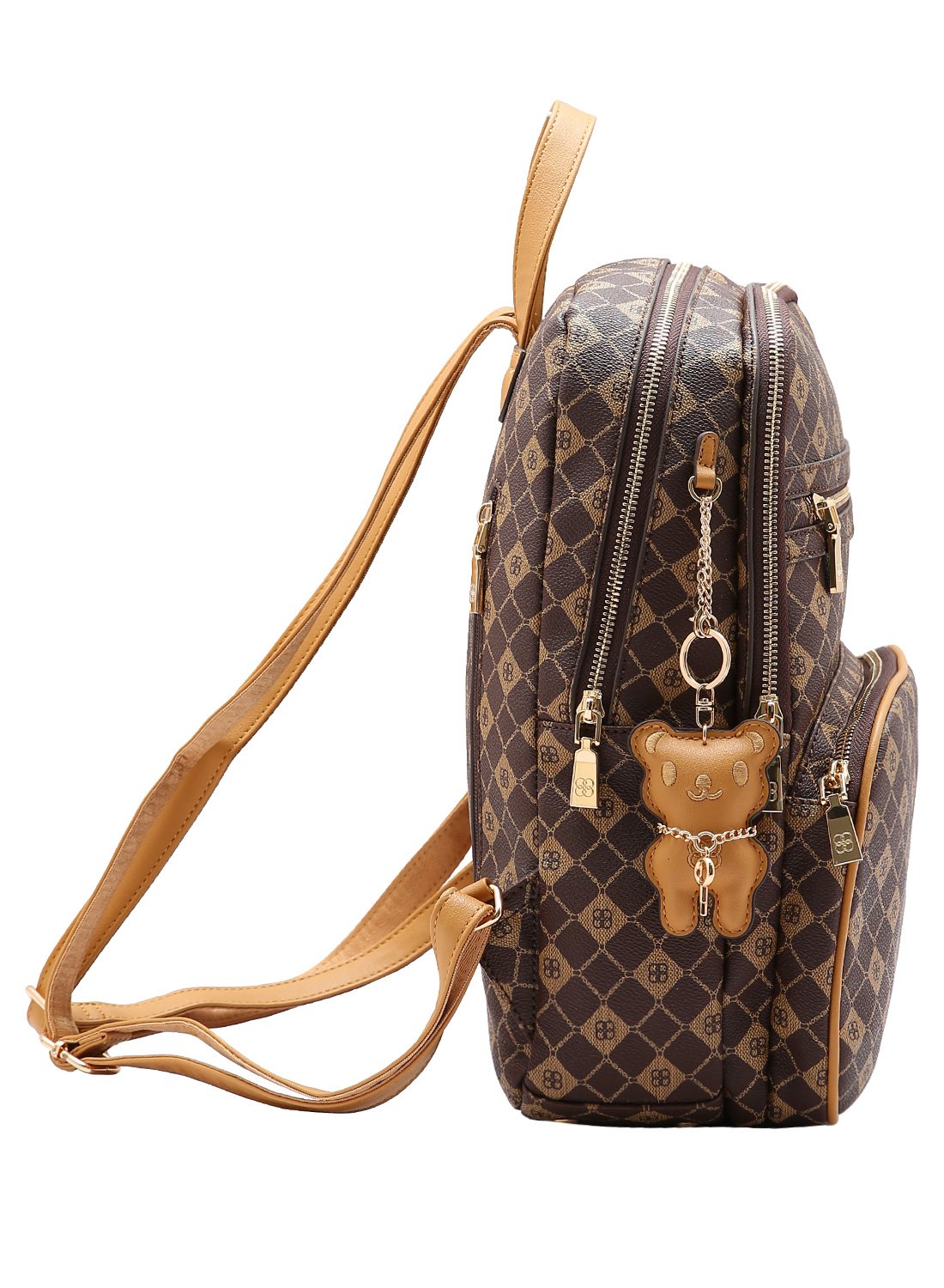 Mochila Cafe Chenson Original Design Elemento Grafico Marrom 3