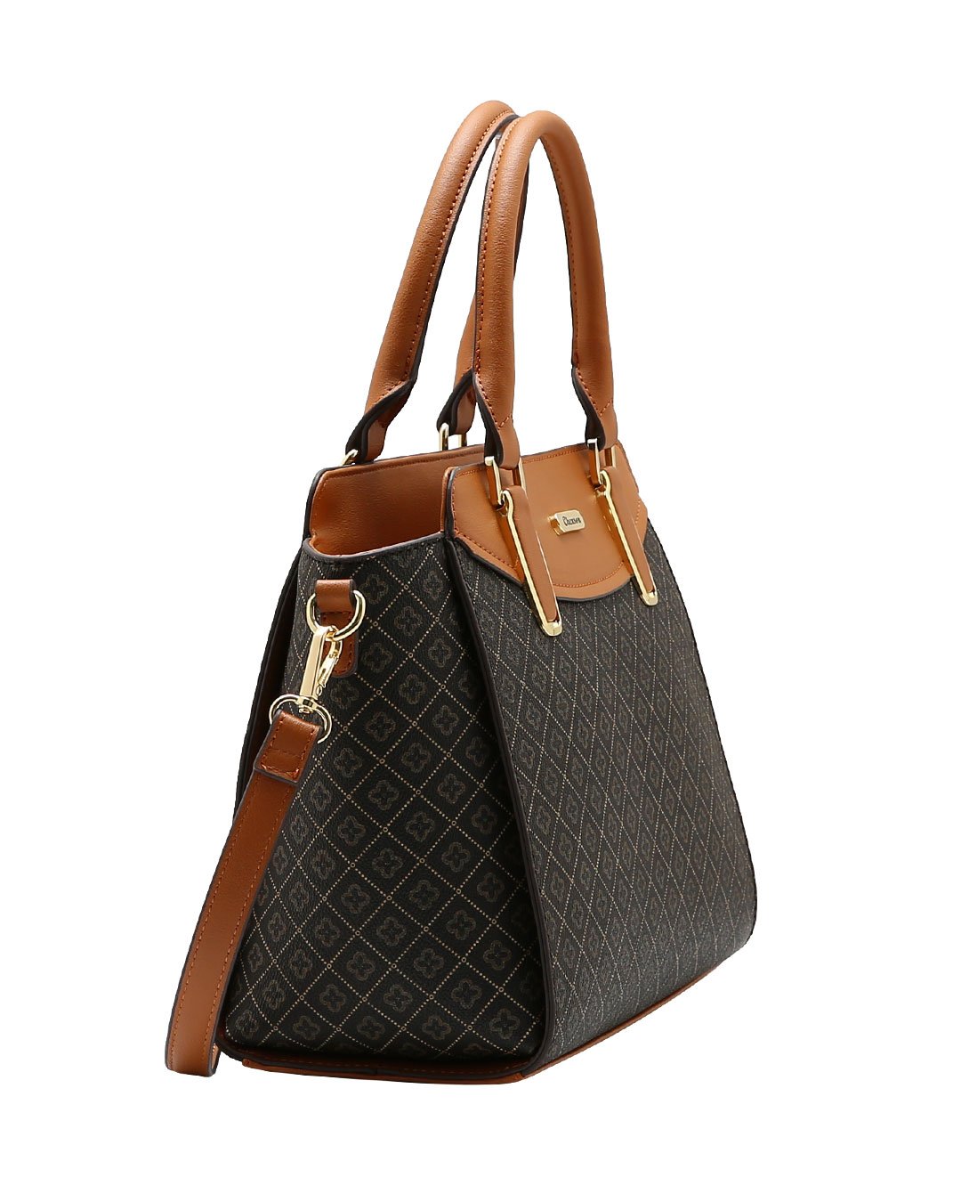 Bolsa Cafe Linha Elemento Grafico Chenson Marrom 2