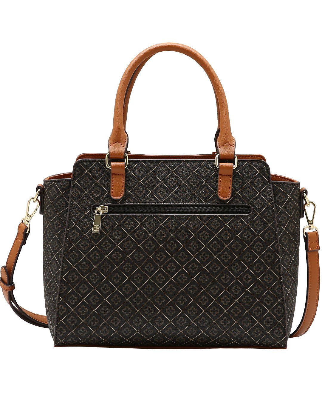 Bolsa Cafe Linha Elemento Grafico Chenson Marrom 4