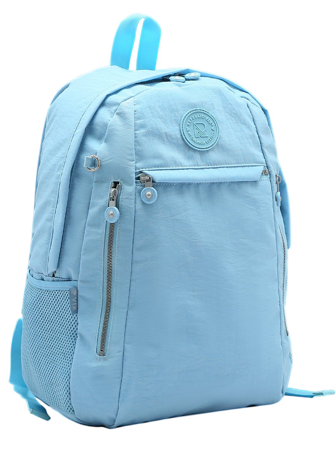 Mochila Republic Vix Azul para Escola, Faculdade e Dia a Dia